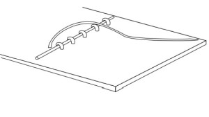 Binding Stitch for reinforcement cords